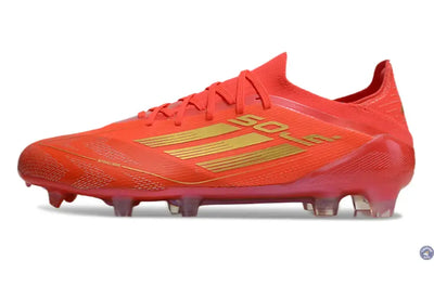 F50 Elite Lacets FG Two Horizons - Rouge/Doré/Rouge ÉDITION LIMITÉE
