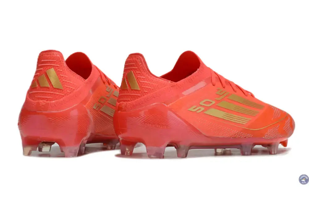 F50 Elite Lacets FG Two Horizons - Rouge/Doré/Rouge ÉDITION LIMITÉE