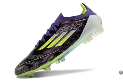 F50 Elite Lacets FG - Violet/Jaune Fluo/Gris