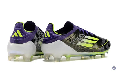 F50 Elite Lacets FG - Violet/Jaune Fluo/Gris