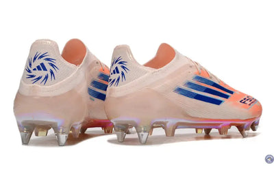 F50 Elite Lacets SG - Beige/Orange/Bleu
