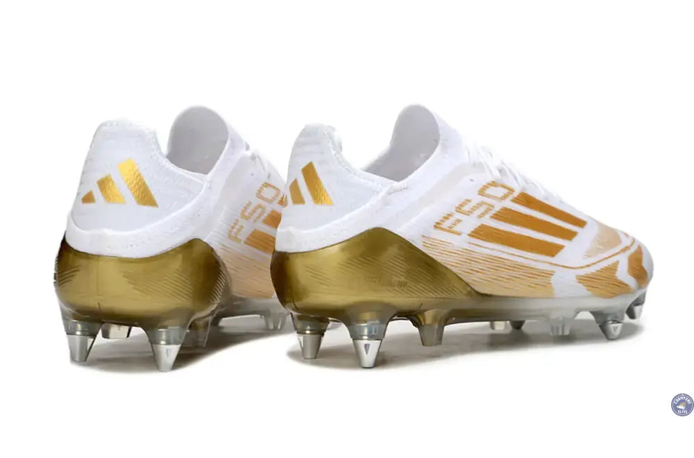 F50 Elite Lacets SG - Blanc/Doré