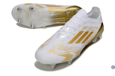 F50 Elite Lacets SG - Blanc/Doré