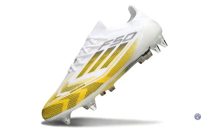 F50 Elite Lacets SG - Blanc/Jaune/Noir