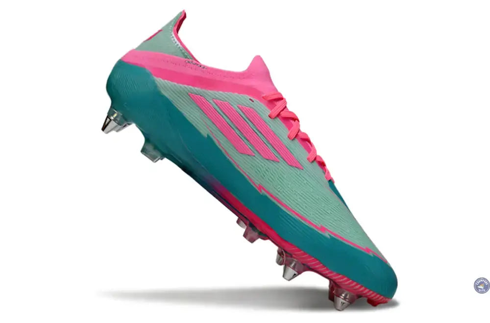 F50 Elite Lacets SG -  Bleu Turquoise/Bleu/Rose