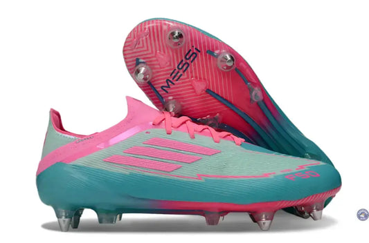 F50 Elite Lacets SG -  Bleu Turquoise/Bleu/Rose