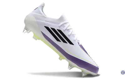 F50 Elite SG Soft Ground - Blanc/Noir/Violet
