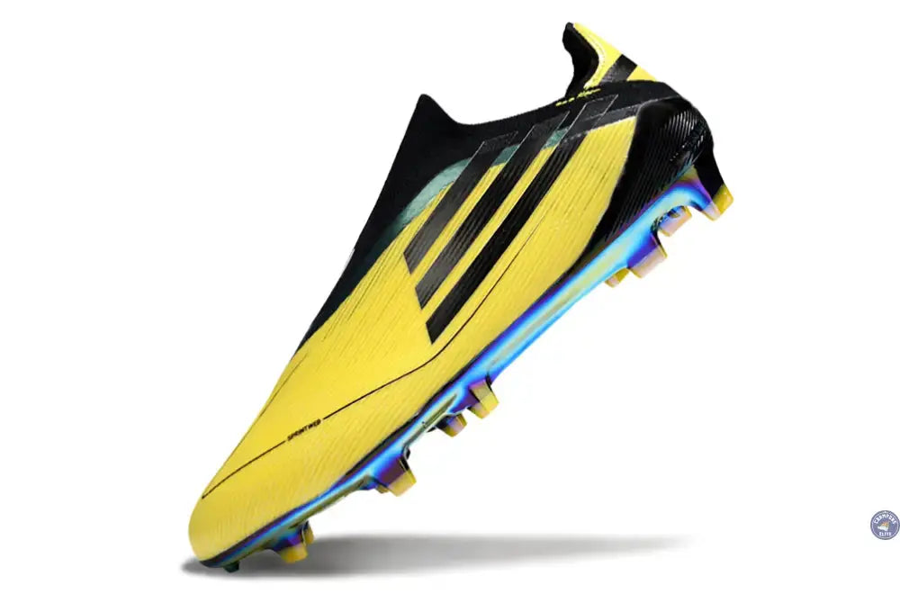 F50 Laceless Elite Adizero 2010 FG Remake - Jaune/Noir ÉDITION LIMITÉE