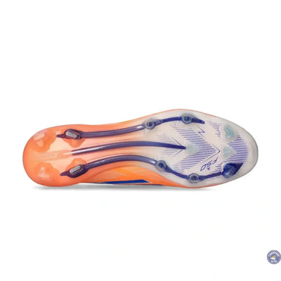 F50 Laceless Elite FG Coral Blaze - Orange/Bleu