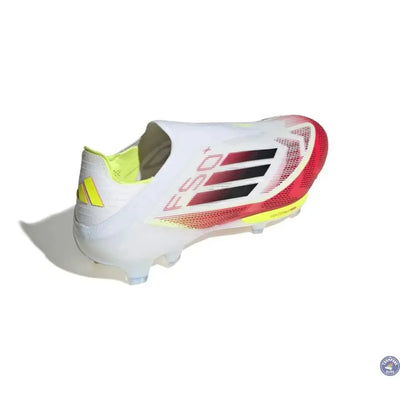 F50 + Laceless FG Pure Victory - Blanc/Noir/Jaune