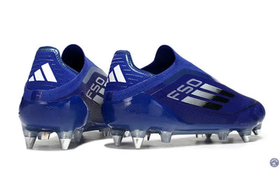 F50 Laceless SG - Bleu/Argenté/Blanc