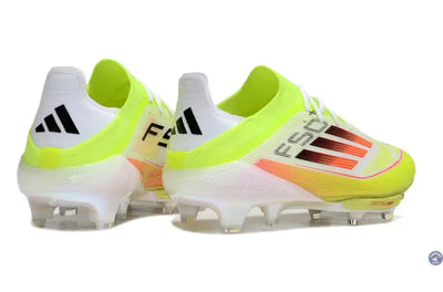 F50+ Lacets FG - Blanc/Jaune Fluo/Orange/noir
