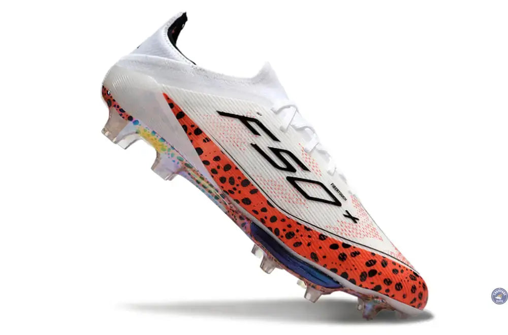 F50+ Lacets FG - Blanc/Rouge/Noir