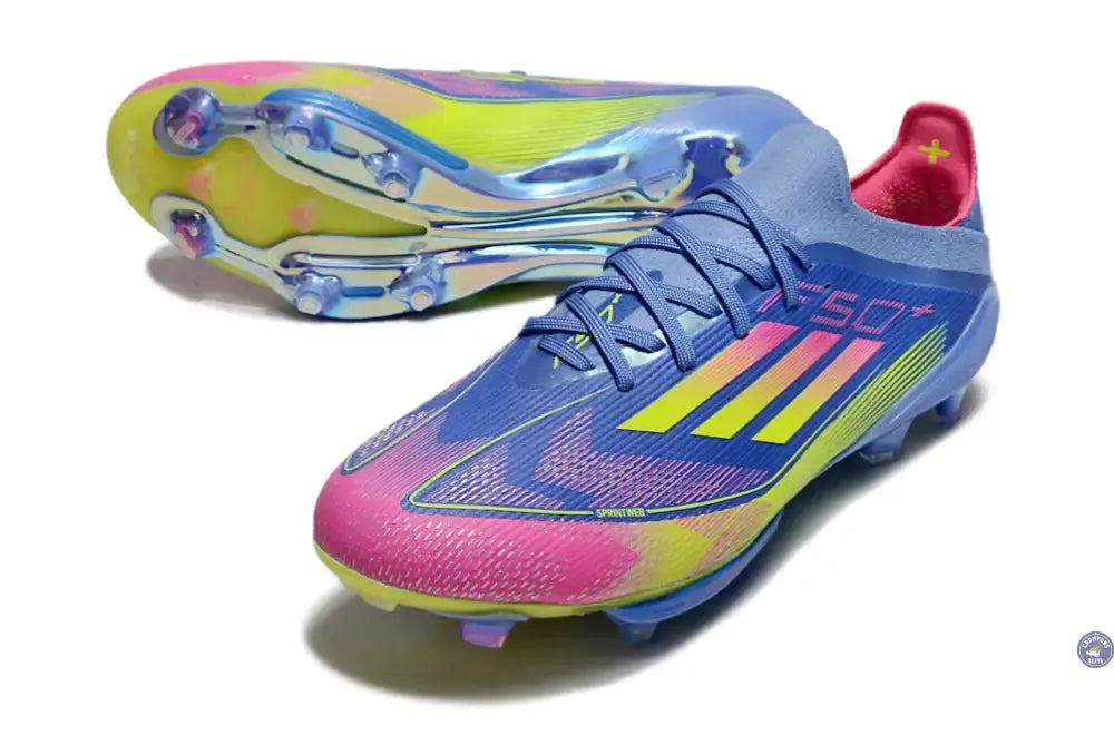 F50+ Lacets FG Celestial Victory - Blue Fusion/Vert/Rose