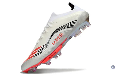 F50+ Lacets FG Prestig10 - Blanc/Lucid Red/Argenté