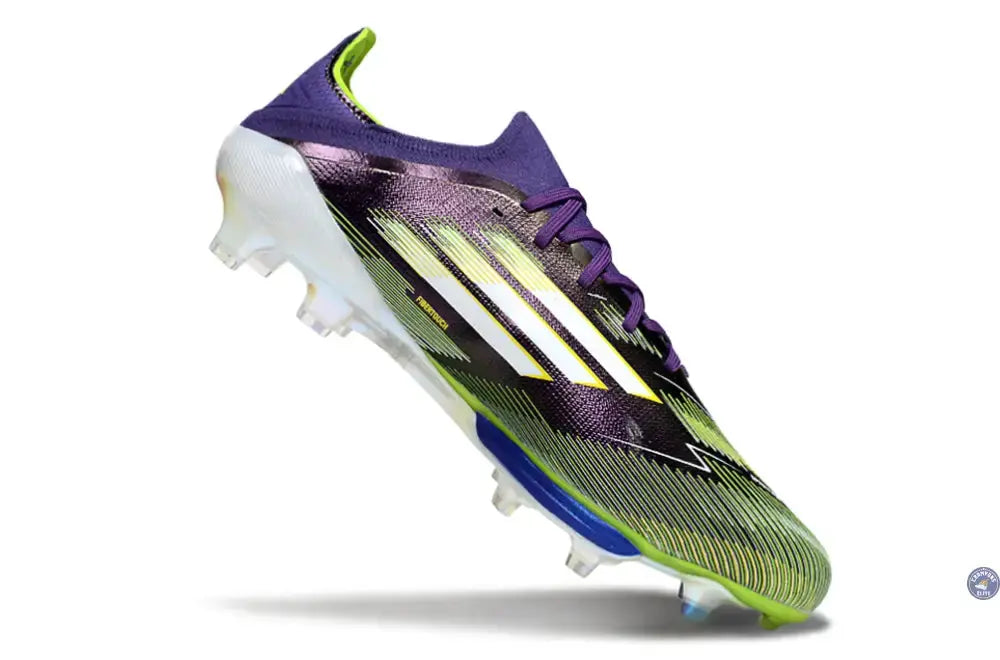 F50+ Lacets FG Radiant Blaze - Violet/Blanc/Vert