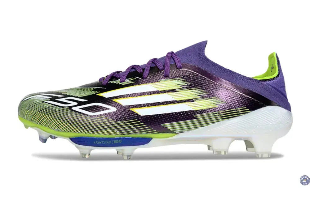 F50+ Lacets FG Radiant Blaze - Violet/Blanc/Vert