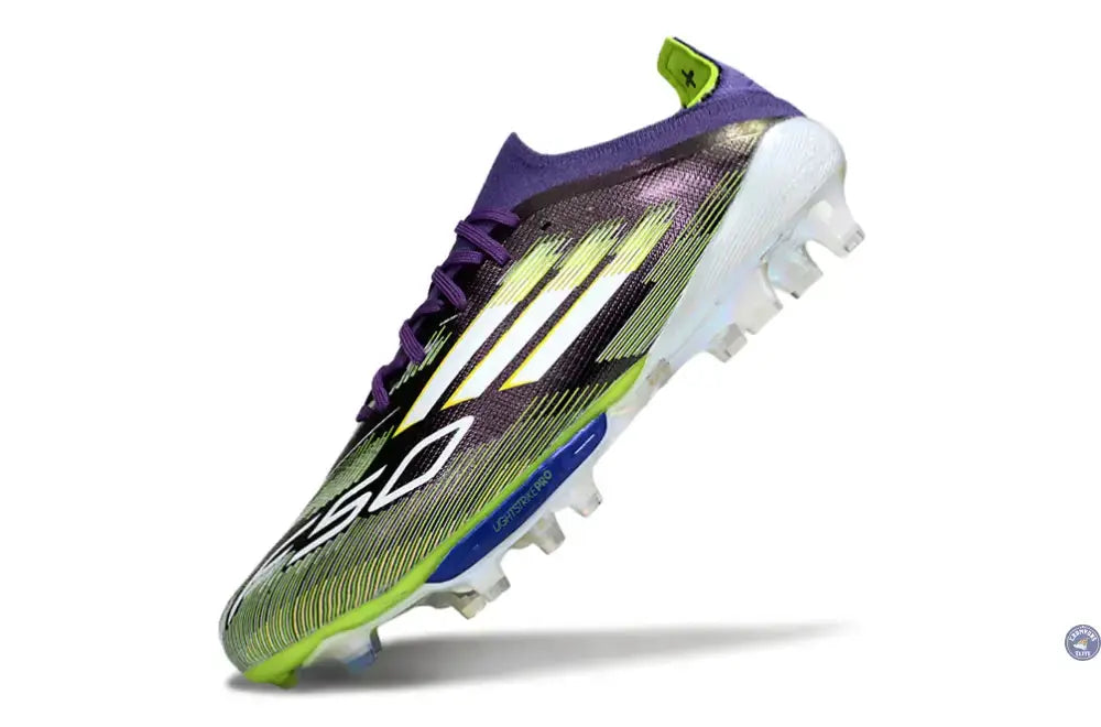 F50+ Lacets FG Radiant Blaze - Violet/Blanc/Vert