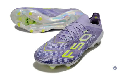 F50+ Lacets FG - Violet/Jaune Fluo/Gris
