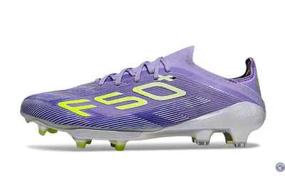 F50+ Lacets FG - Violet/Jaune Fluo/Gris
