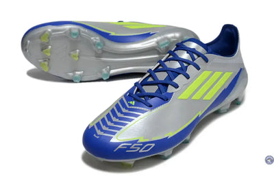 F50 Languette FG - Argenté/Jaune Fluo/Bleu
