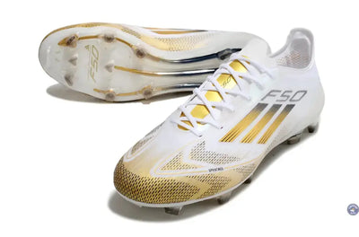 F50 Languette FG - Blanc/Doré/Noir