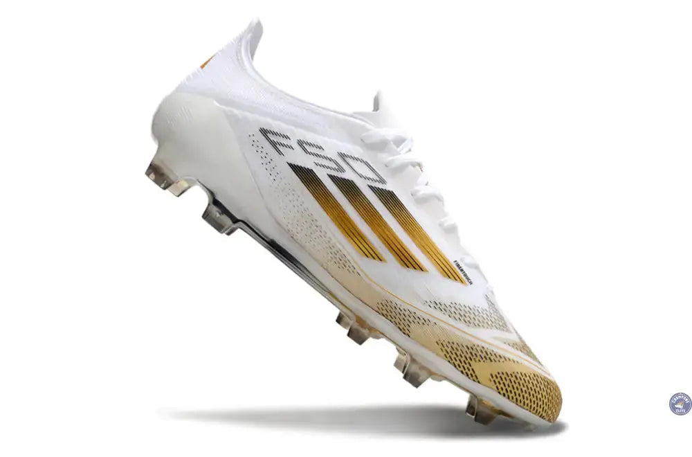 F50 Languette FG - Blanc/Doré/Noir