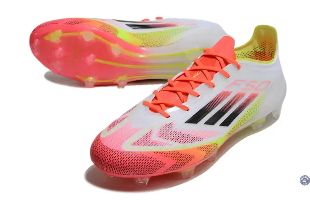 F50 Languette FG Pure Victory - Blanc/Noir/Jaune