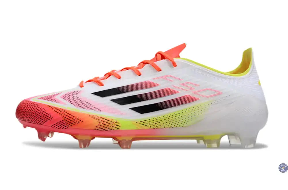 F50 Languette FG Pure Victory - Blanc/Noir/Jaune