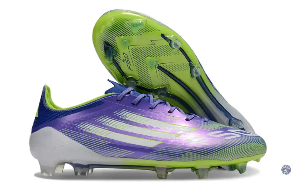 F50 Languette FG - Radiant Blaze - Violet/Bleu/Jaune Fluo/Blanc