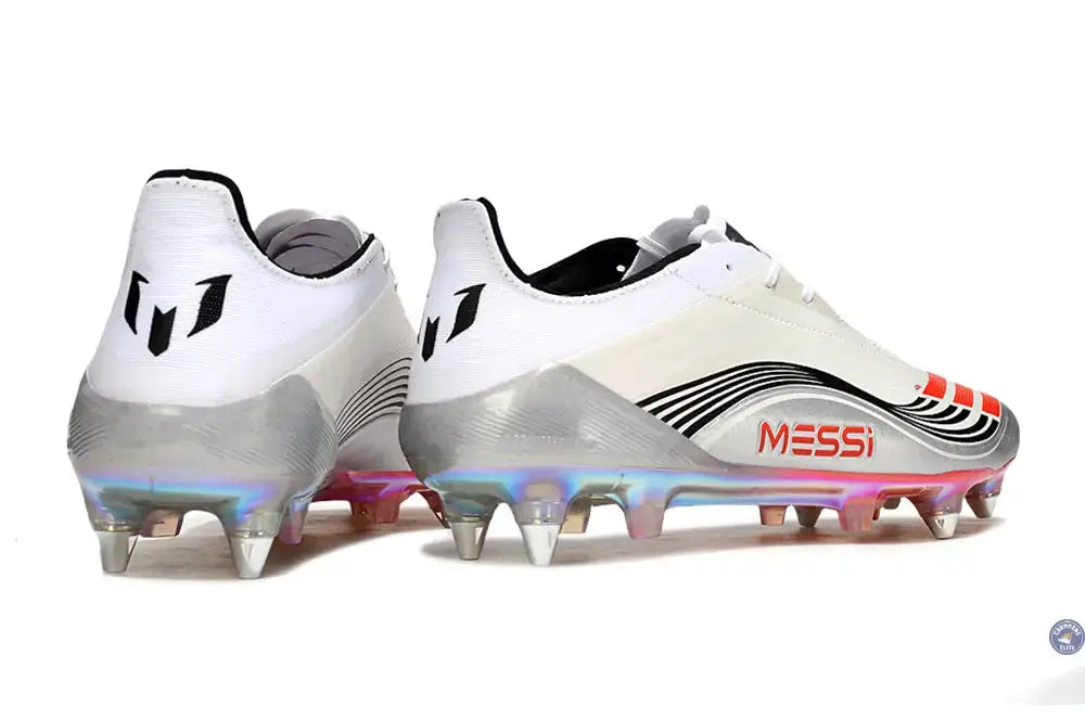 F50 Languette SG Messi Prestig10 - Blanc/Lucid Red/Argenté
