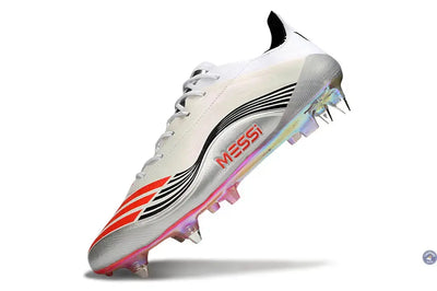 F50 Languette SG Messi Prestig10 - Blanc/Lucid Red/Argenté