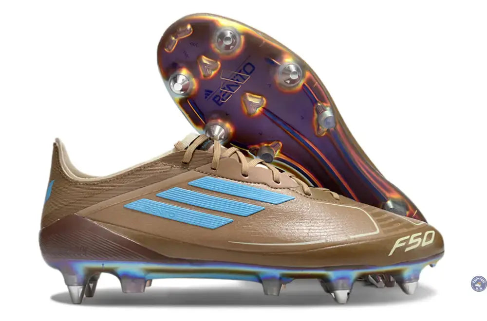 F50 Languette SG Messi X Bad Bunny - Cardboard/Blanc/Turquoise ÉDITION LIMITÉE