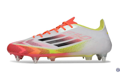F50 Languette SG Pure Victory - Blanc/Noir/Jaune