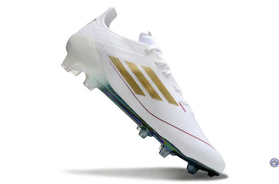 F50 Languette Spécial Mohamed Salah FG - Blanc/Vert/Doré