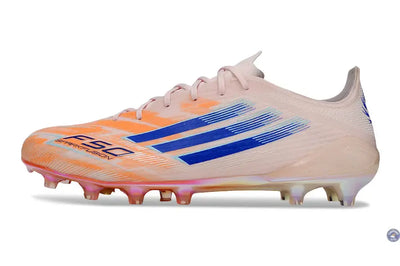 F50 MESSI ELITE Languette FG Spark Fusion - Orange/Bleu/Rose