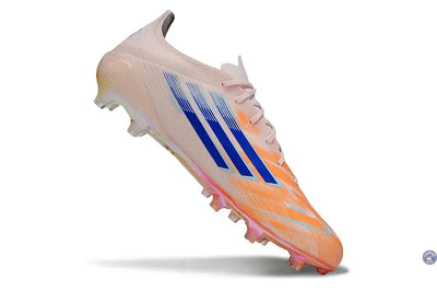 F50 MESSI ELITE Languette FG Spark Fusion - Orange/Bleu/Rose