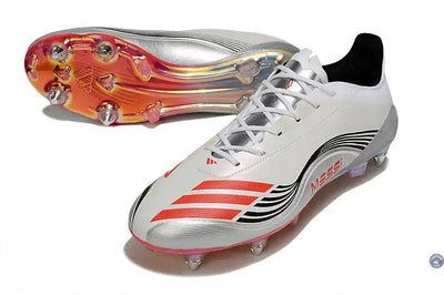 F50 MESSI ELITE SG PRESTIG10 - BLANC/LUCID RED/ARGENTÉ
