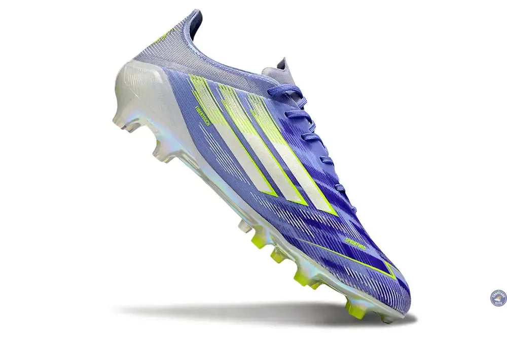 F50 Sparkfusion ELITE Languette FG - Violet/Jaune/Blanc