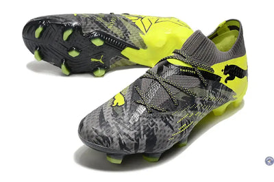 Future 7 Ultimate FG/AG Rush - Strong Gray/Cool Dark Gray/Electric Lime ÉDITION LIMITÉE