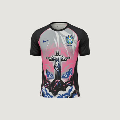 Brésil – Maillot Concept 25/26 – Noir & Rose
