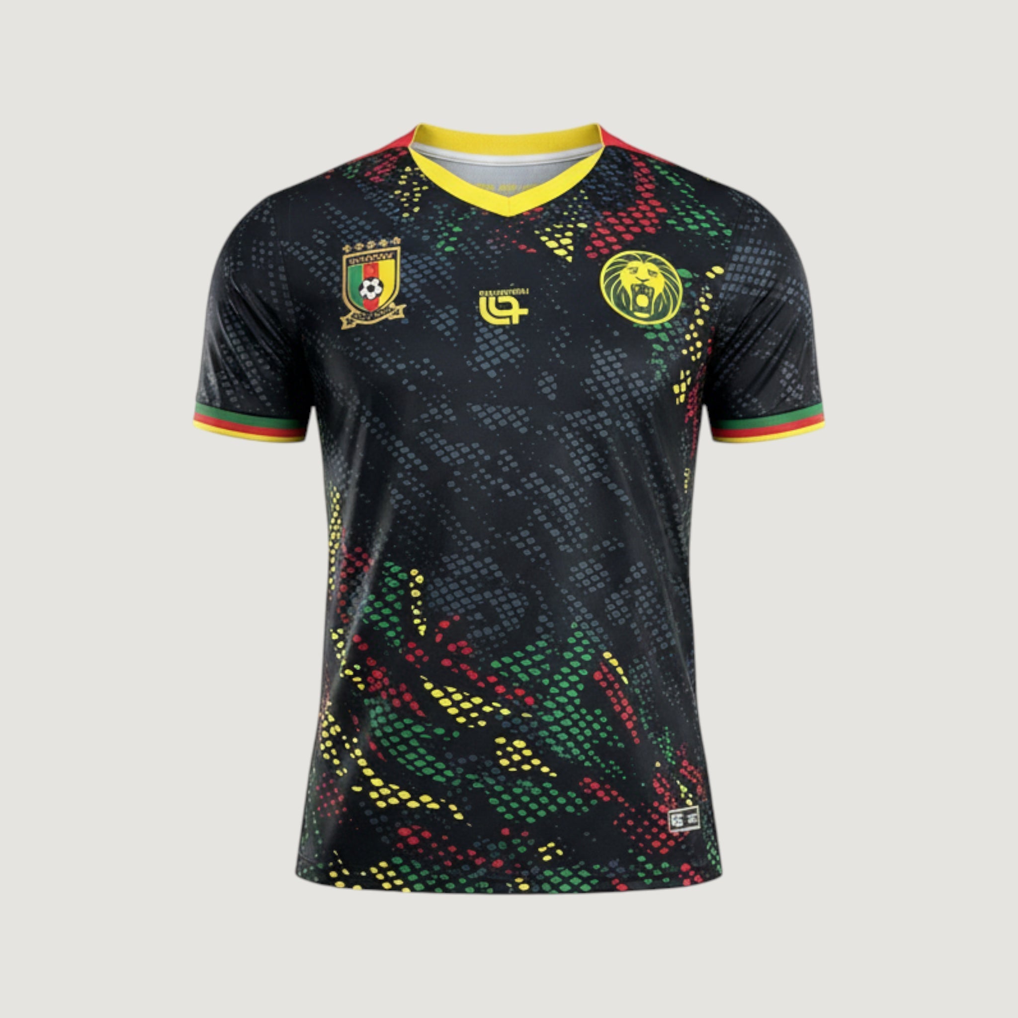 Cameroun – Maillot Spécial 2025/26 – Noir, Vert, Rouge