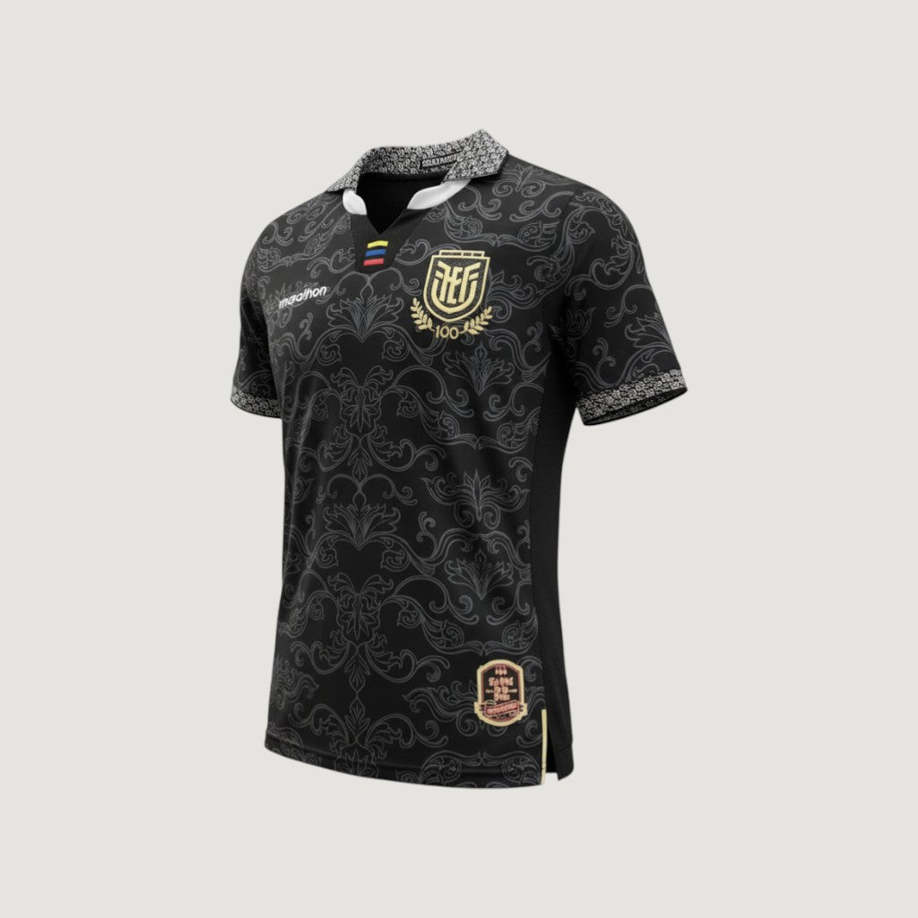 Équateur – Maillot Gardien Coupe du Monde 2026 – Noir, Or, Gris