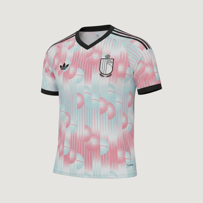 Belgique – Maillot Extérieur Coupe Du Monde (CDM)) 2026 – Rose, Bleu