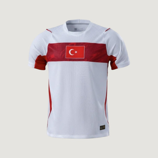 Turquie – Maillot Extérieur 25/26 – Blanc & Rouge