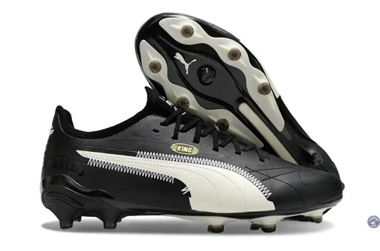 King Ultimate FG/AG Art of Football - Noir/Alpine Snow/Doré/Blanc ÉDITION LIMITÉE