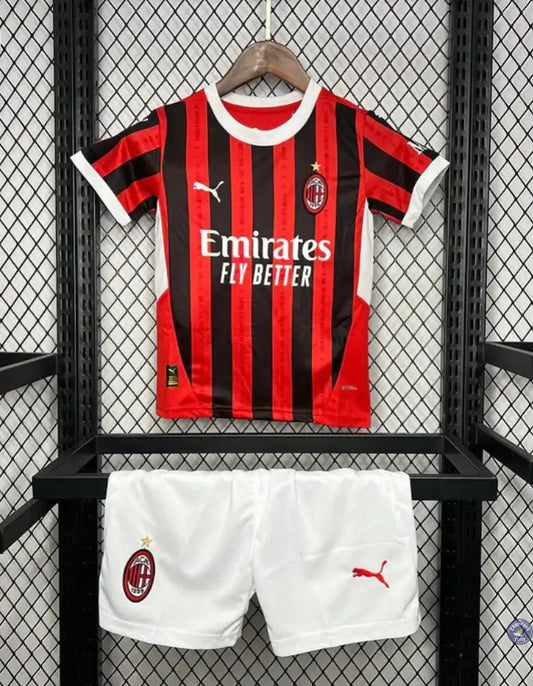Kits Enfants AC Milan 2024/25 Domicile