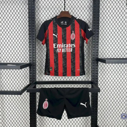 Kits Enfants AC Milan 2025/26 Domicile