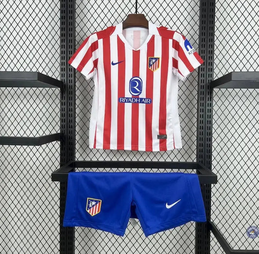 Kits Enfants Atlético Madrid 2025/26 Domicile