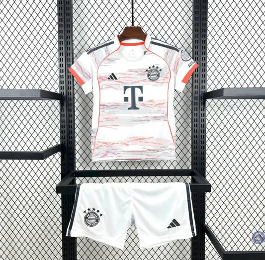 Kits Enfants FC Bayern 2025/26 Extérieur